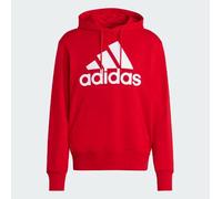 Felpa Adidas Uomo Hoodie Essentials French Terry Big Logo IC9365 Rosso