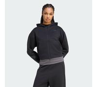 ADIDAS SPORTSWEAR Giacca di felpa sportiva 'Z.N.E.' grigio scuro / nero Donna - PROMO - Sport - Abbigliamento sportivo - Giacche sportive - Giacche da allenamento e di felpa ADIDAS SPORTSWEAR XL