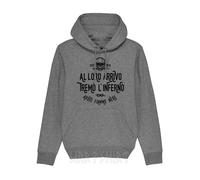 Felpa Al Loro Arrivo Tremò L'Inferno Reparti D'Assalto Arditi Skull Sweatshirt