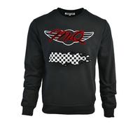 Felpa Alexander McQueen McQ Racing Logo Nera Taglia S M L Small Medium Large