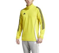 Felpa Allenamento Training Top UOMO Adidas Giallo Tiro 24 Mezza zip