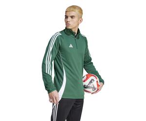 Felpa Allenamento Training Top UOMO Adidas Verde Mezza zip Tiro 24