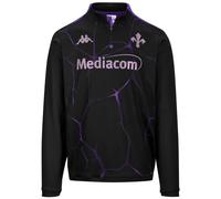 Felpa ALLENAMENTO uomo/ragazzo AC FIORENTINA 24/25 in INTERLOCK BLACK VERSION