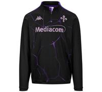 Felpa ALLENAMENTO uomo/ragazzo AC FIORENTINA 24/25 in INTERLOCK BLACK VERSION