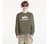 Felpa Alpha Industries Basic Hoody Small Logo II Dark Olive XL