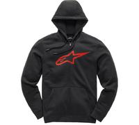 Felpa Alpinestars Ageless II Fleece nero-rossa S