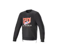 Felpa Alpinestars FQ20 Legit Crew Nero/Rosso ChiaroXXL Nero,Rosso Chiaro