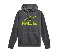 Felpa Alpinestars Ride 4.0 grigio-giallo-nera M