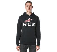 §Felpa Alpinestars Ride 4.0 Nero-Bianco-Rosso§
