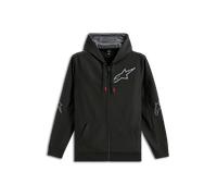 Alpinestars Sessions V3, felpa con cappuccio e zip XL male Nero/Grigio