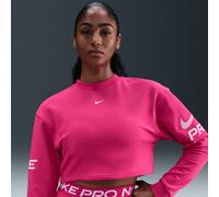 Felpa ampia a girocollo in French Terry Dri-FIT Nike Pro - Donna - Rosa XS (IT 36-38)