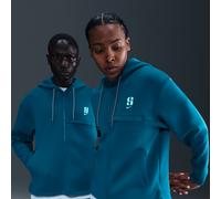 Felpa ampia da basket con cappuccio e zip a tutta lunghezza Dri-FIT Sabrina - Blu M (IT 44-46)