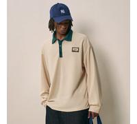 Felpa ampia da uomo con contrasto di colore a nido d'ape, felpa casual con maniche lunghe e patch con scritta, adatta come regalo per amici, mariti e fidanzati, per l'autunno L,M,S,XL,XXLBlocchi di co