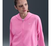 Nike Chill Small Logo W - Felpa - Donna - Fucsia XS