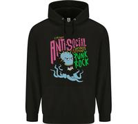 Felpa Antisocial Punk Rock Skinhead Octopus Uomo