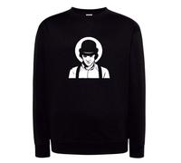 FELPA Arancia meccanica clockwork orange KUBRICK cappuccio o girocollo nera film