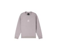 Felpa Armani Exchange da uomo, in misto cotone, colore beige, vestibilità reg...