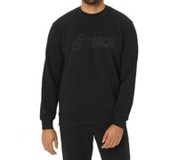 Felpa da tennis da uomo Asics Sweat Shirt - Nero XL