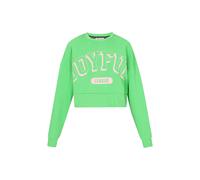 Felpa 'Back To School' Donna myMo ATHLSR XS verde chiaro / rosa