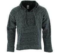 Felpa Baja Messicana Hoody Jerga Rug Jumper Siesta Surf Hippy Baha Pullover