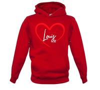 Felpa Bambini Con Cuore Amore Louis Kiss - Tour Gig Pop Di Love Tomlinson