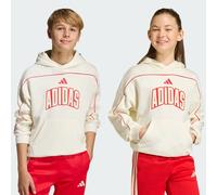Felpa bambino Adidas manica lunga maglia con cappuccio tempo libero casual moda