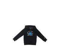 Felpa Bambino Champion in Cotone Cappuccio Garzata Sport 305975 NBK Nero
