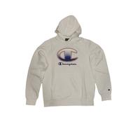 Felpa Bambino Champion in Cotone Cappuccio Garzata Sport 305975 WHT Bianco