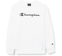 Felpa Bambino Champion in Cotone Girocollo Garzata Sport 305905 WHT Bianco