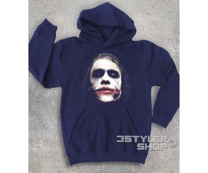 FELPA BAMBINO JOKER 1 IL CAVALIERE OSCURO BATMAN Heat Ledger The dark Knight