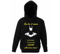 FELPA BAMBINO Non dico di essere UN SUPEREROE spiritosa personalizzata cappuccio