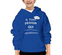Felpa Bambino Personalizzata Il Tuo con Foto Testo Felpe Ragazzo Personalizzate Morbida E Confortevole per Maglietta Ragazza Tuta Casual,Scuola,Sport,Compleanno O Natale Regali Personalizzati