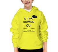 Felpa Bambino Personalizzata Il Tuo Quadro con Foto e/o Testo Felpe Ragazzo Personalizzate Morbida E Confortevole per Maglietta Ragazza Tuta Casual,Scuola,Compleanno O Natale Regali Personalizzati