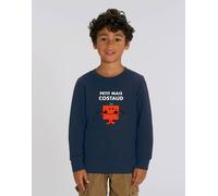 Felpa Bambino Ragazzo. Colore Blu Marino. PICCOLO MA COSTANTE