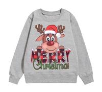 Felpa Bambino Senza Cappuccio Leggera da Pullover Girocollo Sport Casual Abbigliamento per l'autunno e l'inverno Comfort Calore alla Tutti I Giorni Usura
