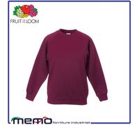 FELPA BAMBINO stampa bimbo FRUIT OF THE LOOM cotone calcio nuoto basket karate
