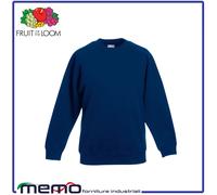 FELPA BAMBINO stampa bimbo FRUIT OF THE LOOM cotone calcio nuoto basket karate
