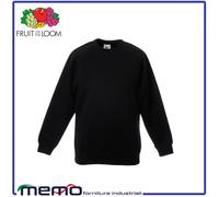 FELPA BAMBINO stampa bimbo FRUIT OF THE LOOM cotone calcio nuoto basket karate