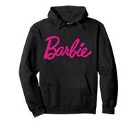 Felpa Barbie Donna Logo Barbie Ufficiale Felpa con Cappuccio
