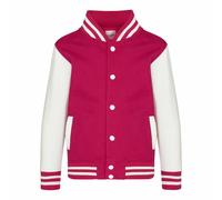 FELPA BASEBALL VERSITY JACKET UNISEX JH043 AWDIS COLLEGE BOMBER FASHION STYLE