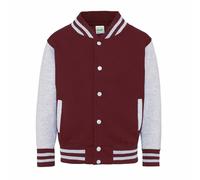 FELPA BASEBALL VERSITY JACKET UNISEX JH043 AWDIS COLLEGE BOMBER FASHION STYLE