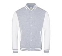 FELPA BASEBALL VERSITY JACKET UNISEX JH043 AWDIS COLLEGE BOMBER FASHION STYLE