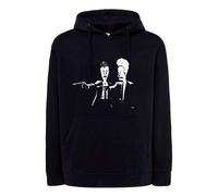 Felpa Beavis and Butthead Pulp Fiction scena film nera con Cappuccio o Girocollo