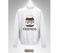 FELPA BEST FRIENDS BREAD AND NUTS CREAM Idea Regalo Migliori Amici Amiche Love
