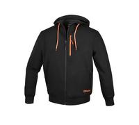 FELPA BETA ZIP LUNGA CON CAPPUCCIO NERA 7665N/S OFFERTA FELPA DA LAVORO WORK