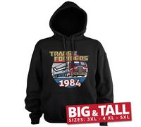 Felpa BIG&TALL 3X-4X-5XL Di Optimus Prime Dei Transformers Del 1984