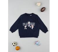 Felpa bimbo blu stampa "play time"