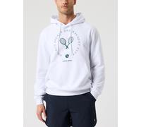 Felpa da tennis da uomo Björn Borg Classic Print - white - Bianco (XL)