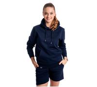 Felpa blu unisex con cappuccio BrainMax, cotone biologico Dimensione: L