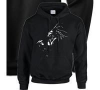 Felpa BOB MARLEY reggae legend rasta king legend con cappuccio o girocollo nera